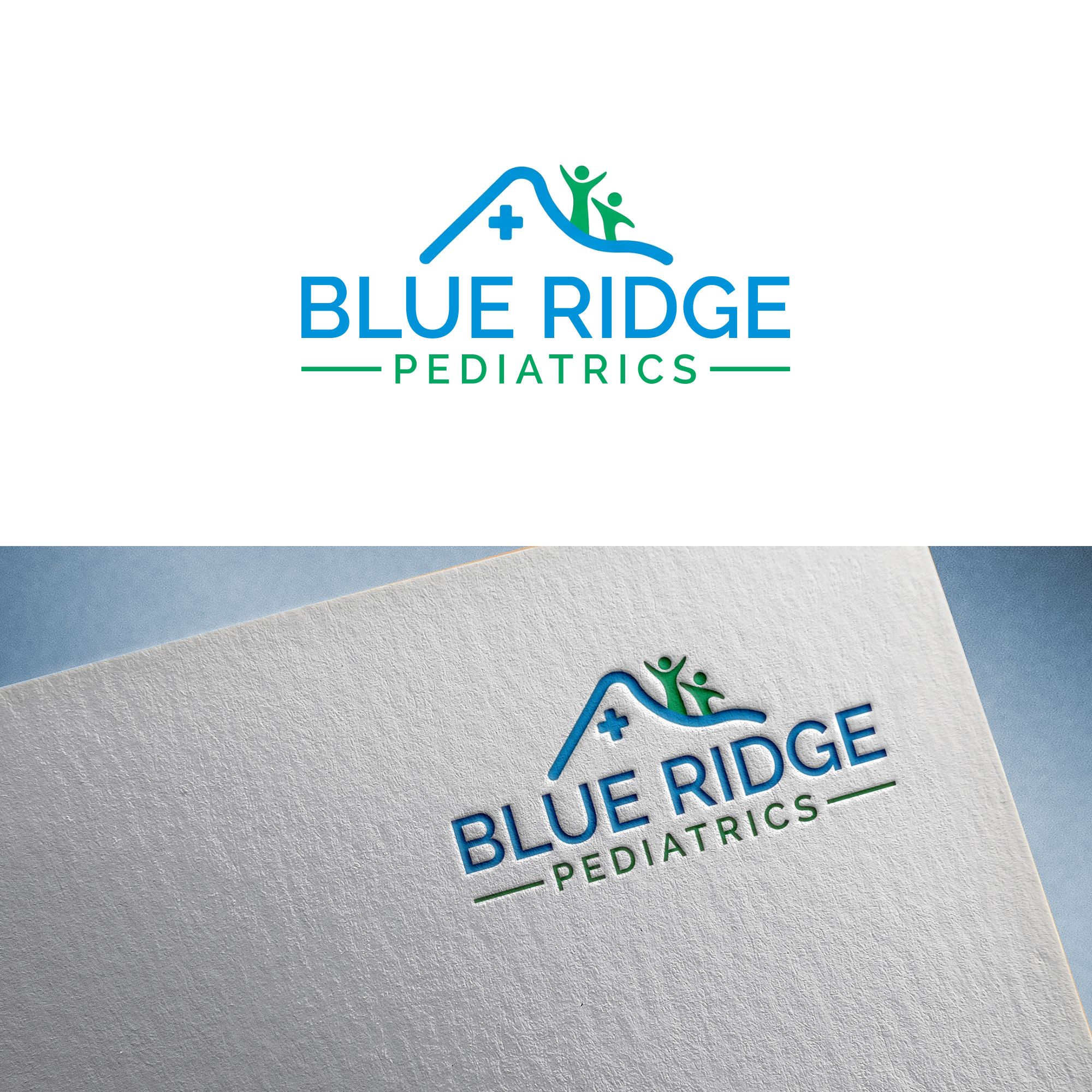 Logo-Design von Ultra Creations für Blue Ridge Pediatrics | Design #37251764