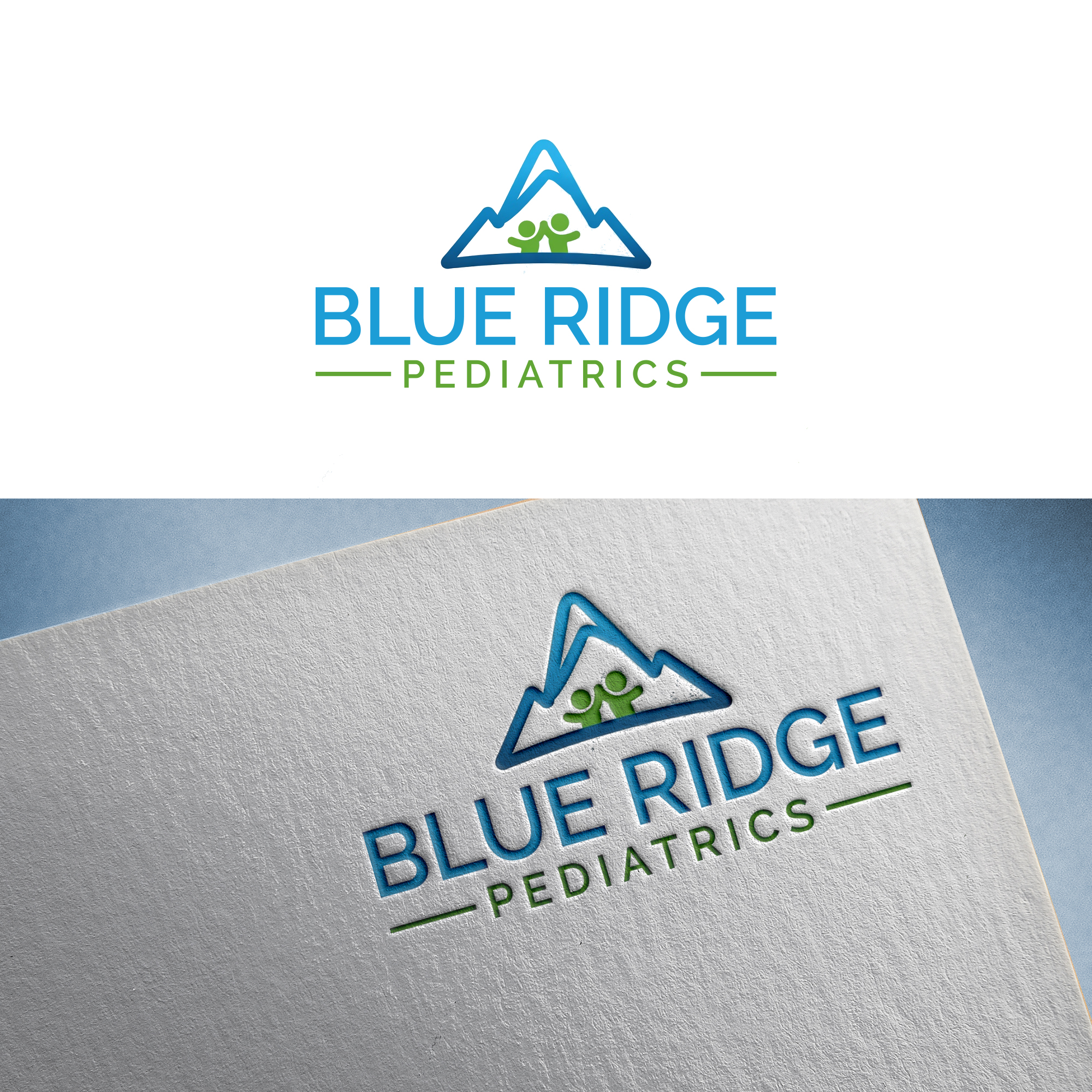 Logo-Design von Ultra Creations für Blue Ridge Pediatrics | Design #37251766