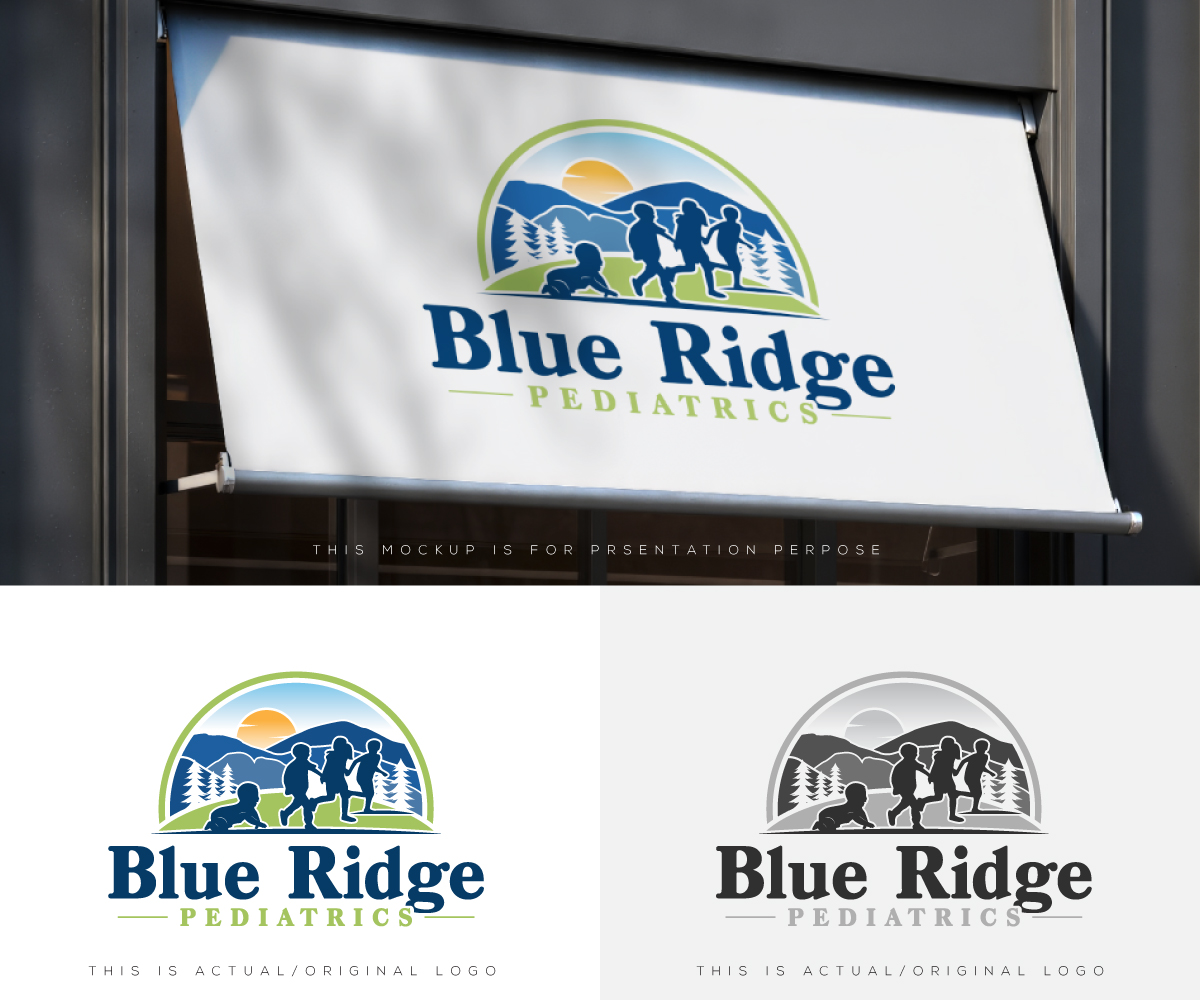 Logo Design by Ansh Design for Blue Ridge Pediatrics | Design #37249190