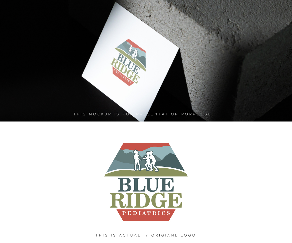 Logo Design by Ansh Design for Blue Ridge Pediatrics | Design #37249192