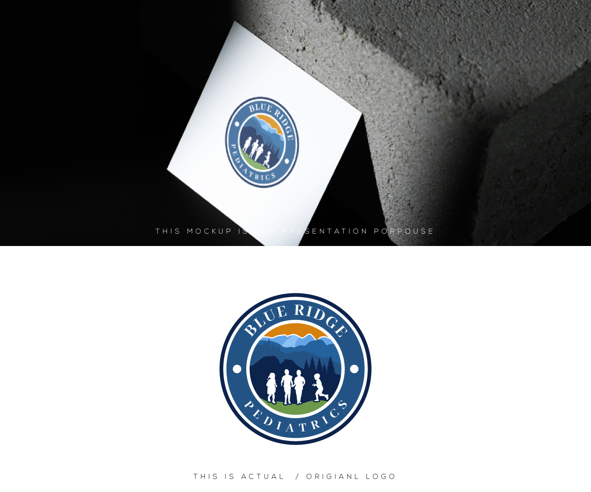 Logo Design by Ansh Design for Blue Ridge Pediatrics | Design #37249193