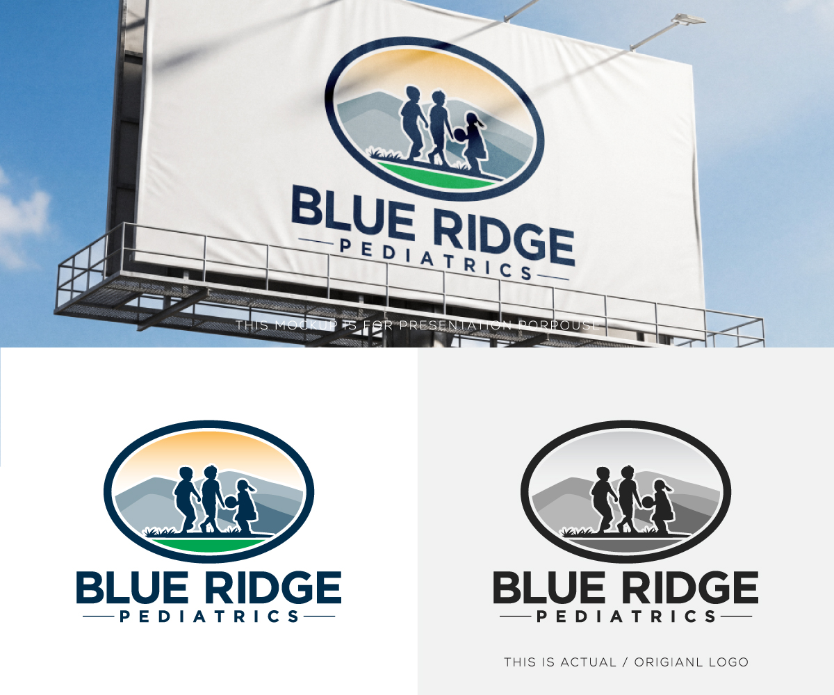 Logo Design by Ansh Design for Blue Ridge Pediatrics | Design #37283099