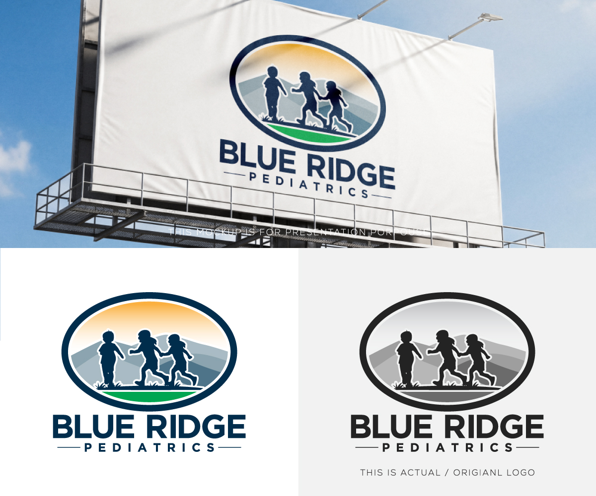 Logo Design by Ansh Design for Blue Ridge Pediatrics | Design #37283101