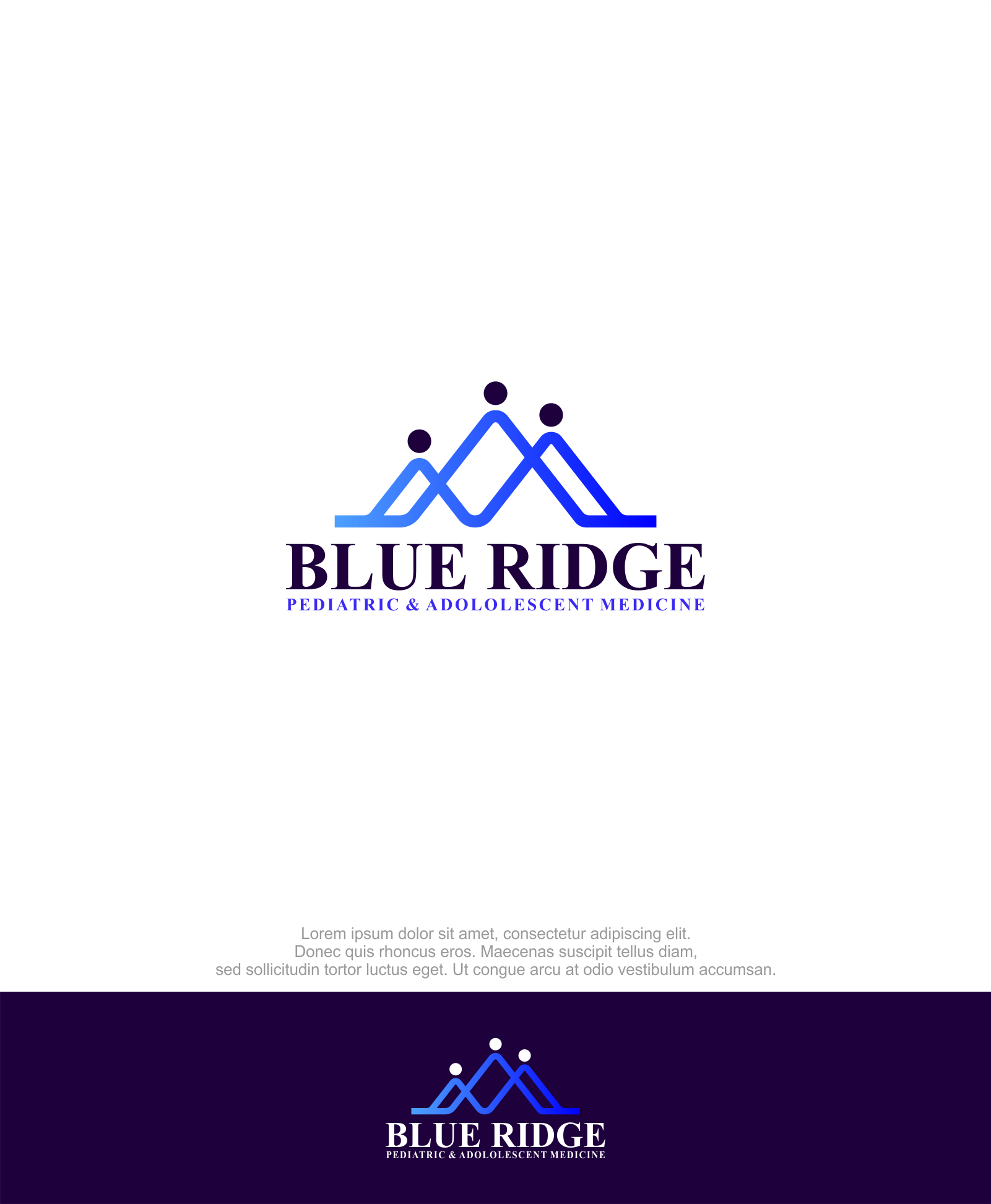 Logo Design by M.Syaiful Huda for Blue Ridge Pediatrics | Design #37251163