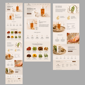 Web Design par Blue Sparrow pour Skin Aligned  | Design : #37263831