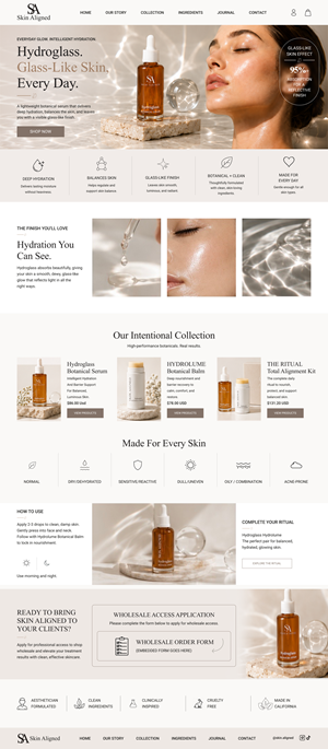 Web Design par victipedia pour Skin Aligned  | Design #37263880