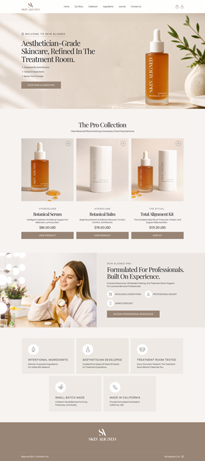 Diseño Web por victipedia para Skin Aligned  | Diseño: #37263882