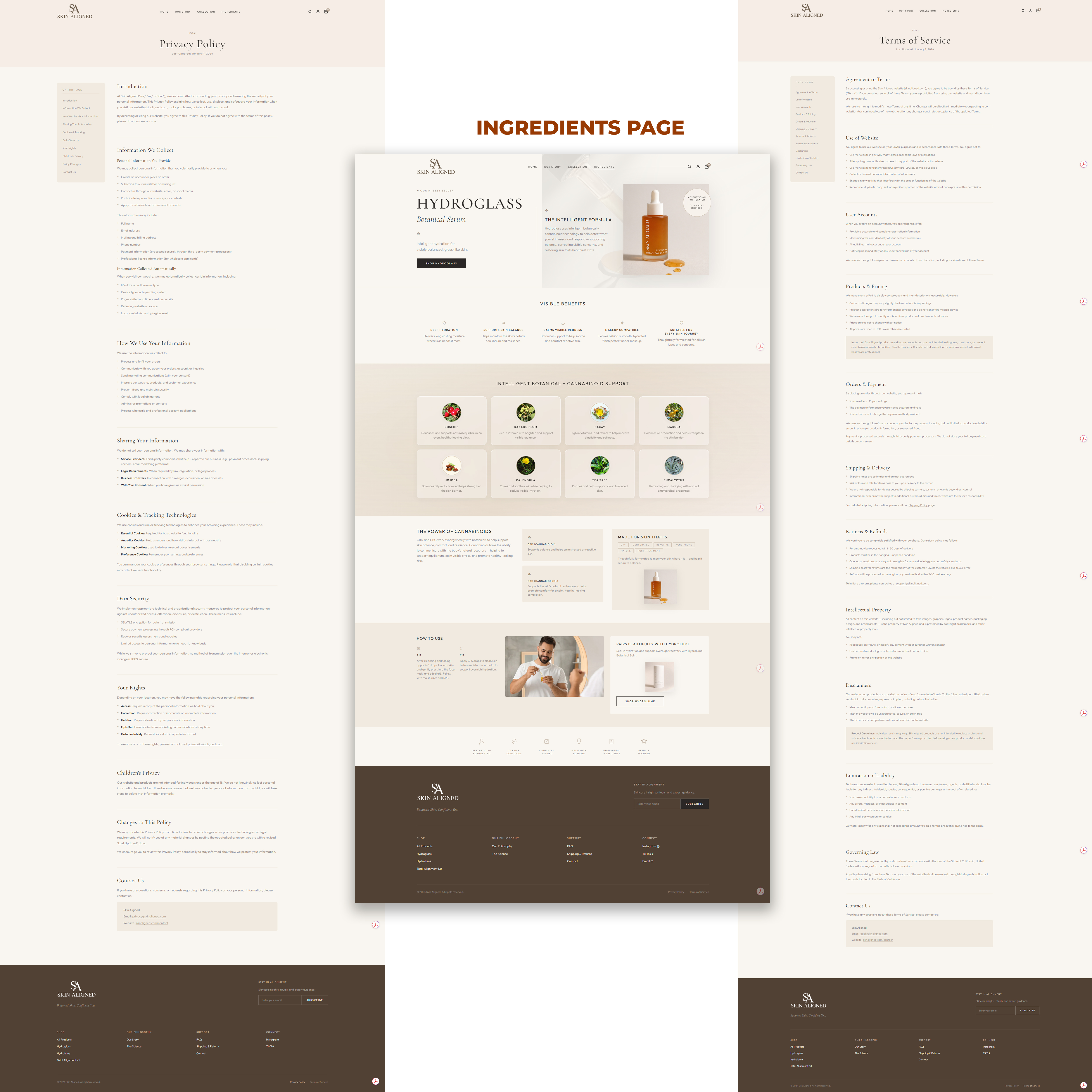 Web-Design von Nitin525 für Skin Aligned  | Design #37265056