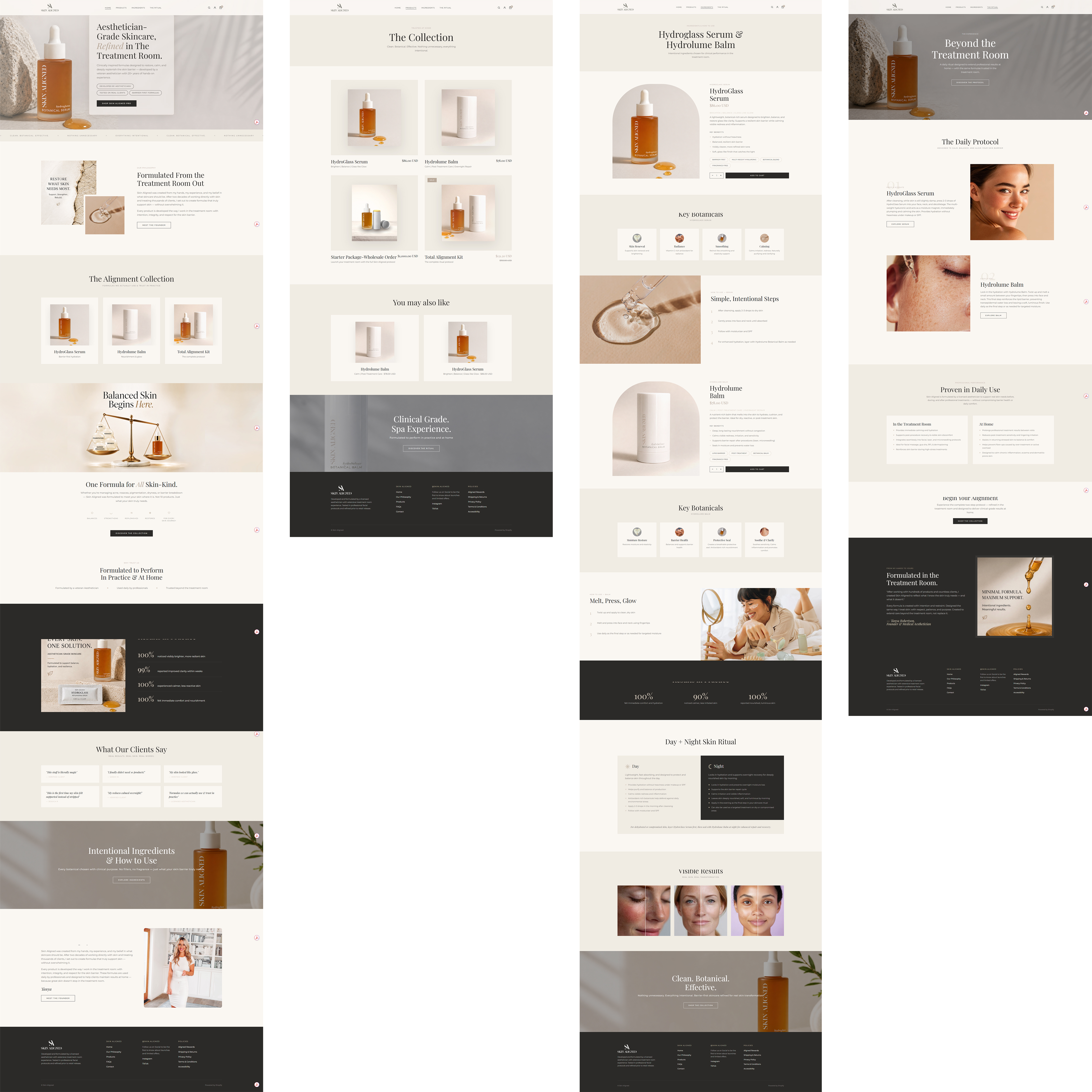 Web-Design von Nitin525 für Skin Aligned  | Design #37269153
