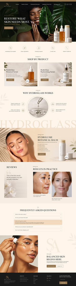 Diseño Web por creative.bugs para Skin Aligned  | Diseño: #37254848