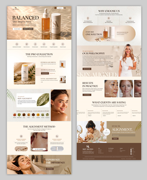 Diseño Web por creative.bugs para Skin Aligned  | Diseño: #37272271