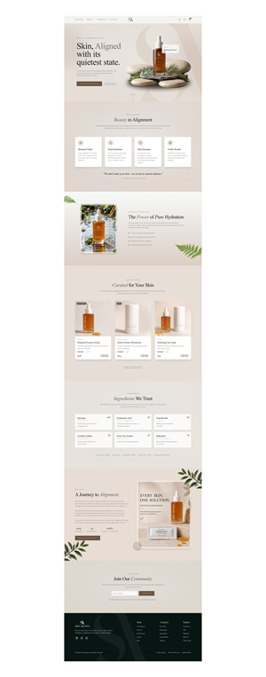 Diseño Web por Maxo-Biz para Skin Aligned  | Diseño: #37275447