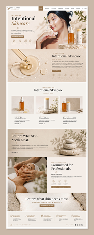 Diseño Web por Titan Solbiz para Skin Aligned  | Diseño: #37257951