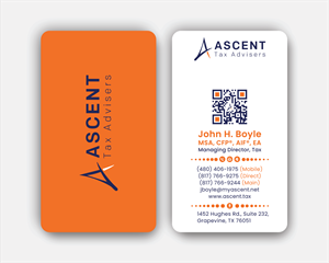 Business Card Design by DesignerShahadat for Ascent Tax Advisers | Design: #37265296