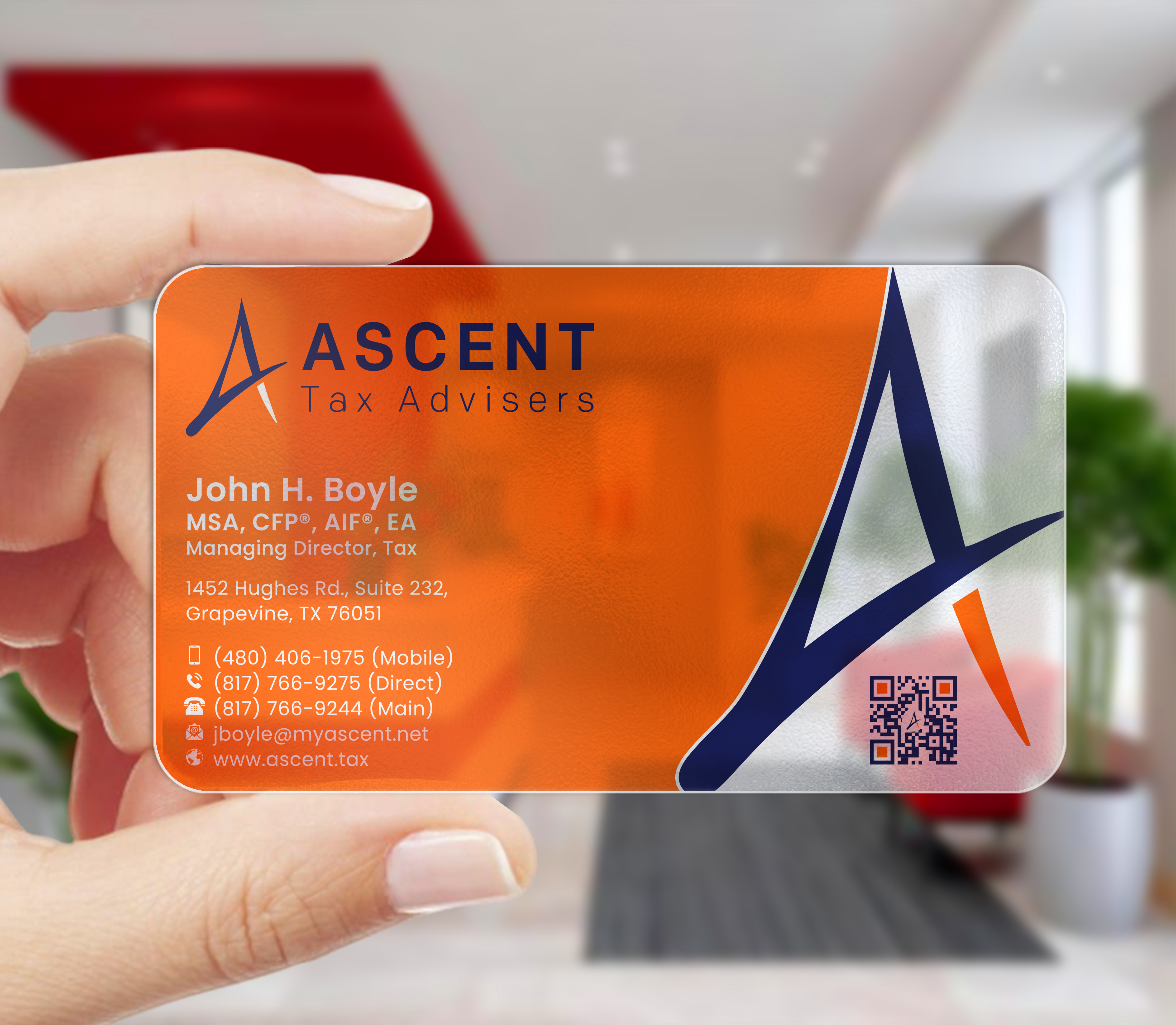Business Card Design by DesignerShahadat for Ascent Tax Advisers | Design #37265414