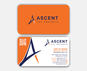 Business Card Design by DesignerShahadat for Ascent Tax Advisers | Design: #37265415
