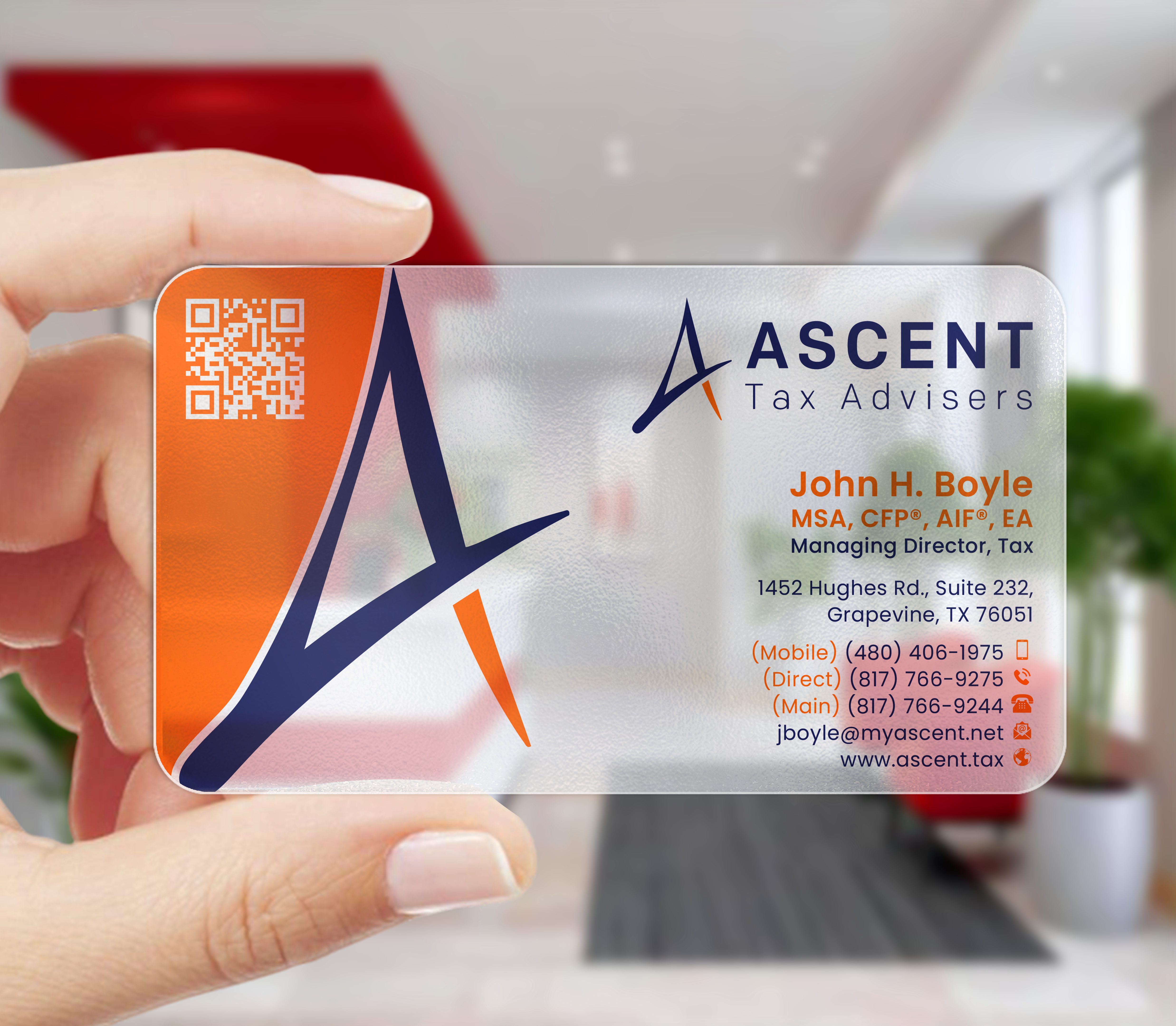 Business Card Design by DesignerShahadat for Ascent Tax Advisers | Design #37265417