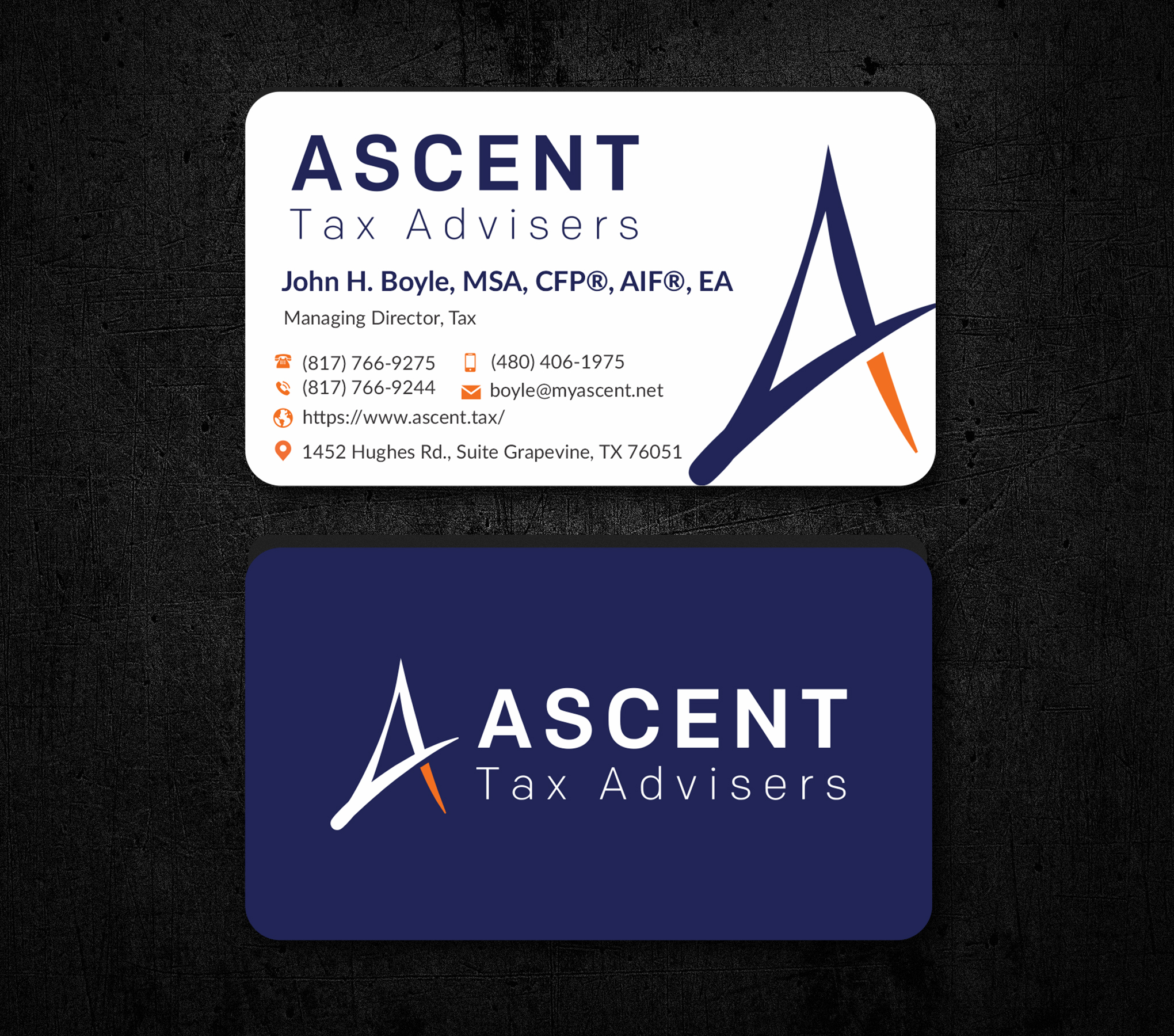 Business Card Design by JS Desiger for Ascent Tax Advisers | Design #37267764