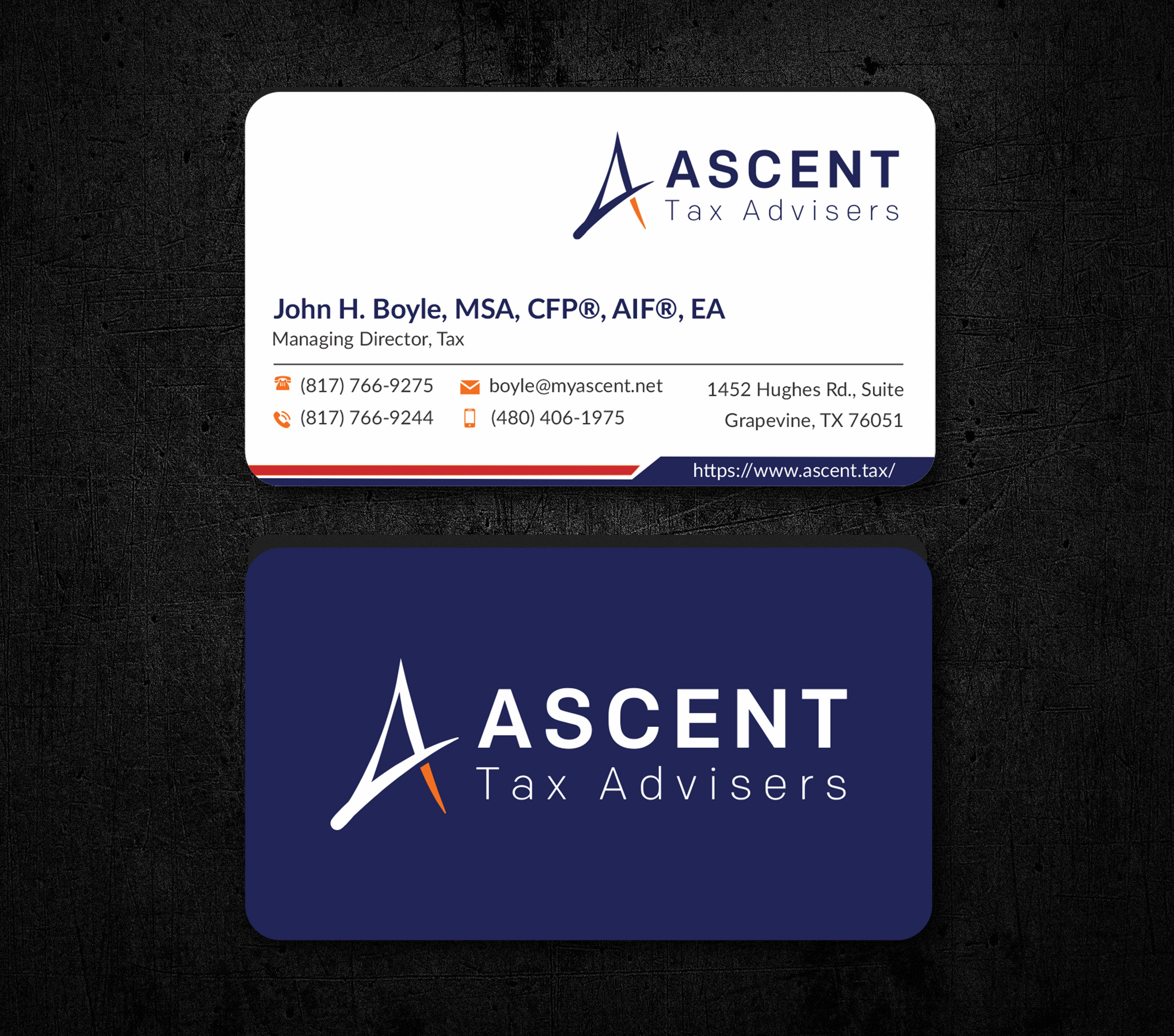 Business Card Design by JS Desiger for Ascent Tax Advisers | Design #37267786