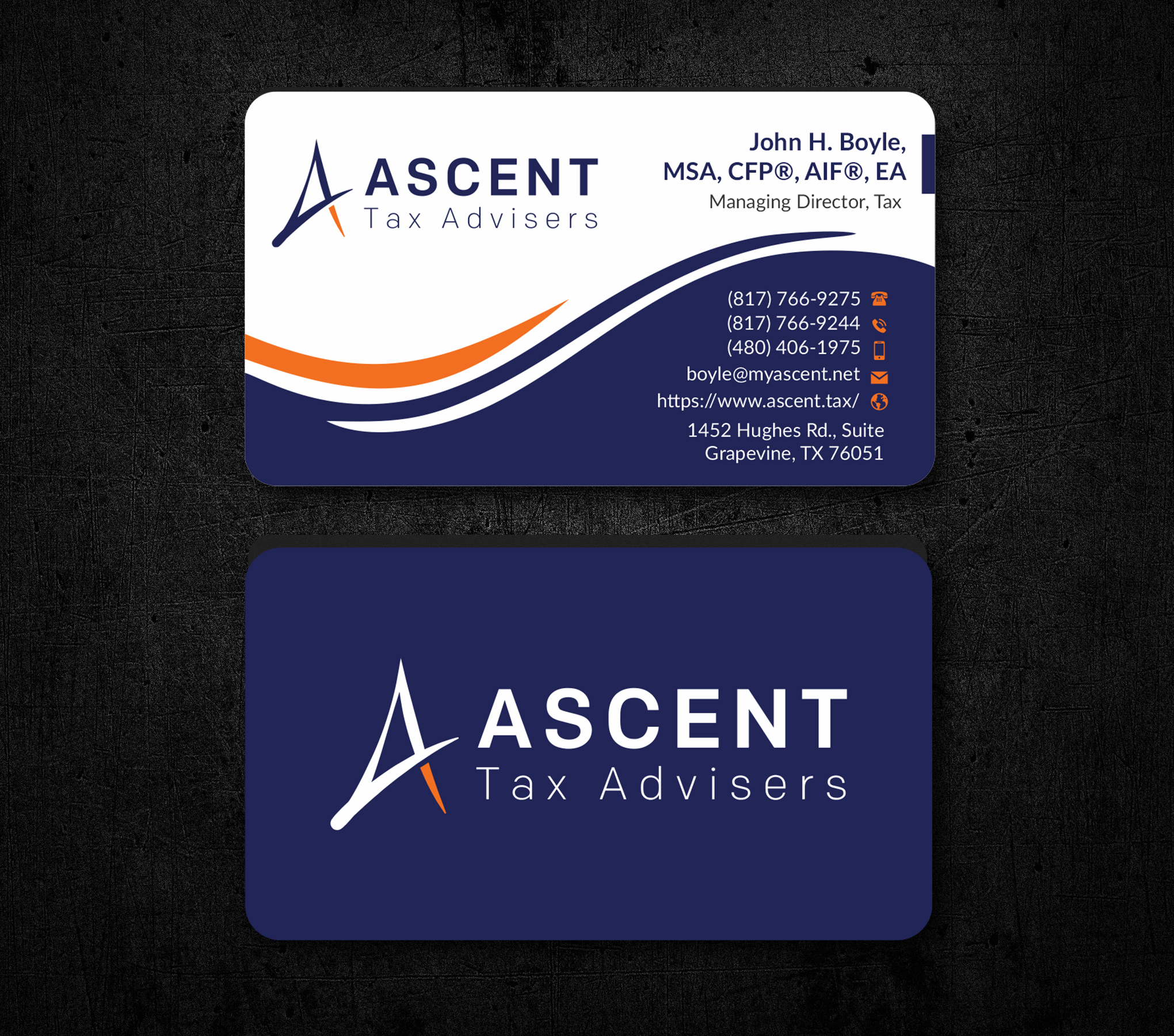 Business Card Design by JS Desiger for Ascent Tax Advisers | Design #37267798