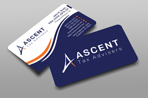 Business Card Design by JS Desiger for Ascent Tax Advisers | Design: #37267862