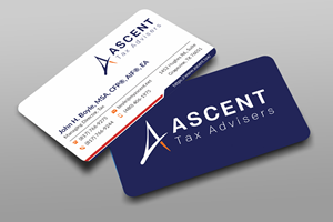 Business Card Design by JS Desiger for Ascent Tax Advisers | Design: #37267877