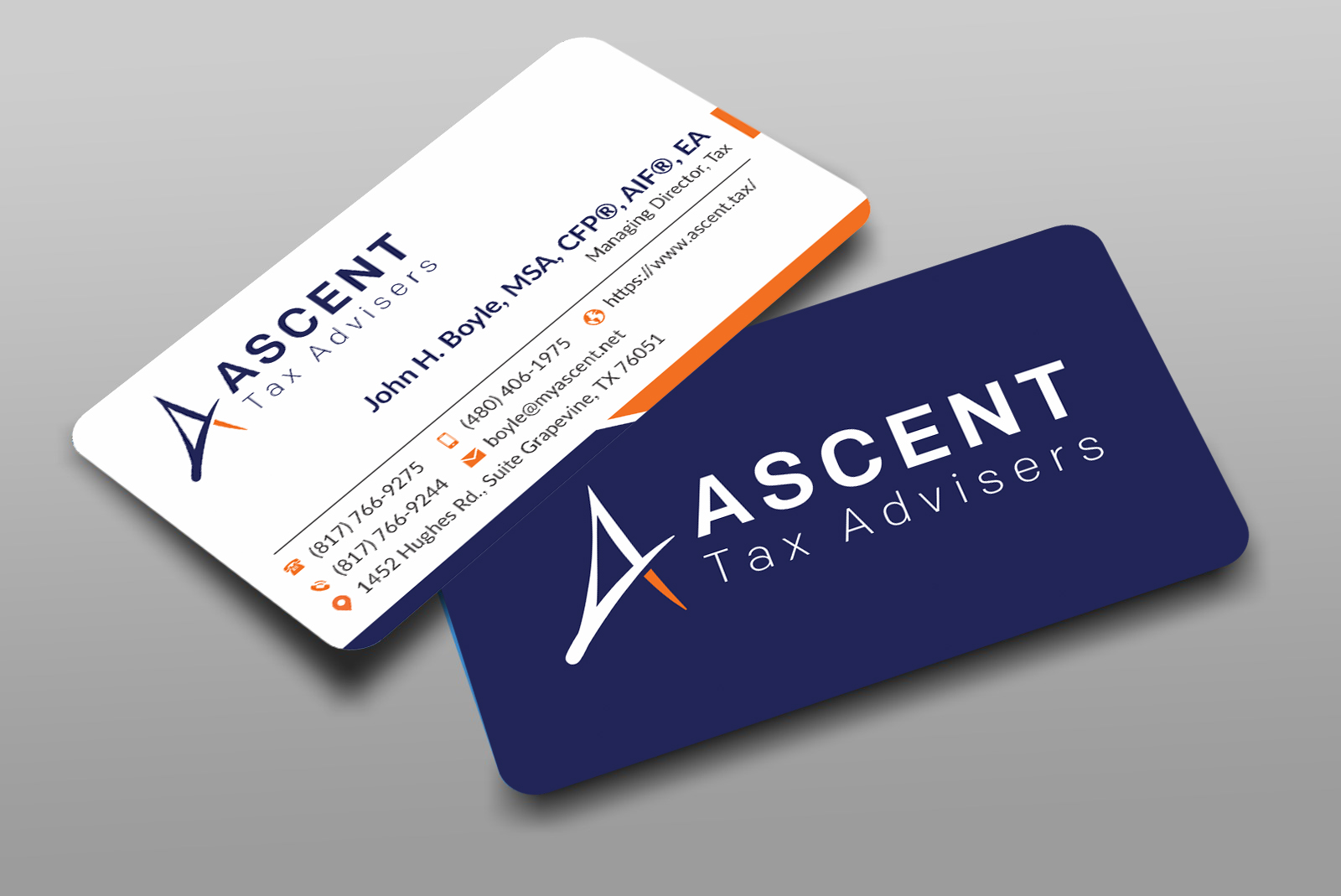Business Card Design by JS Desiger for Ascent Tax Advisers | Design #37267973