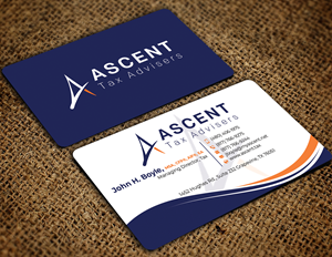 Business Card Design by Md. Abuhanifa for Ascent Tax Advisers | Design: #37265464