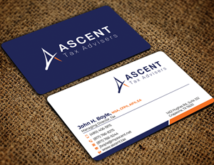 Business Card Design by Md. Abuhanifa for Ascent Tax Advisers | Design: #37265469