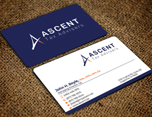 Business Card Design by Md. Abuhanifa for Ascent Tax Advisers | Design: #37265470