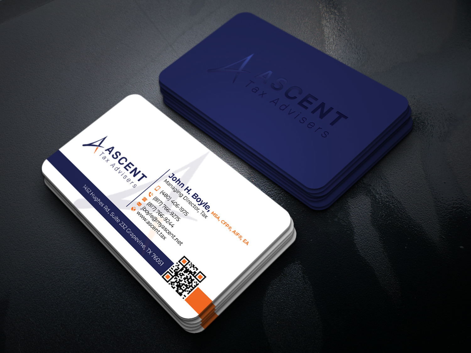Business Card Design by Md. Abuhanifa for Ascent Tax Advisers | Design #37265483