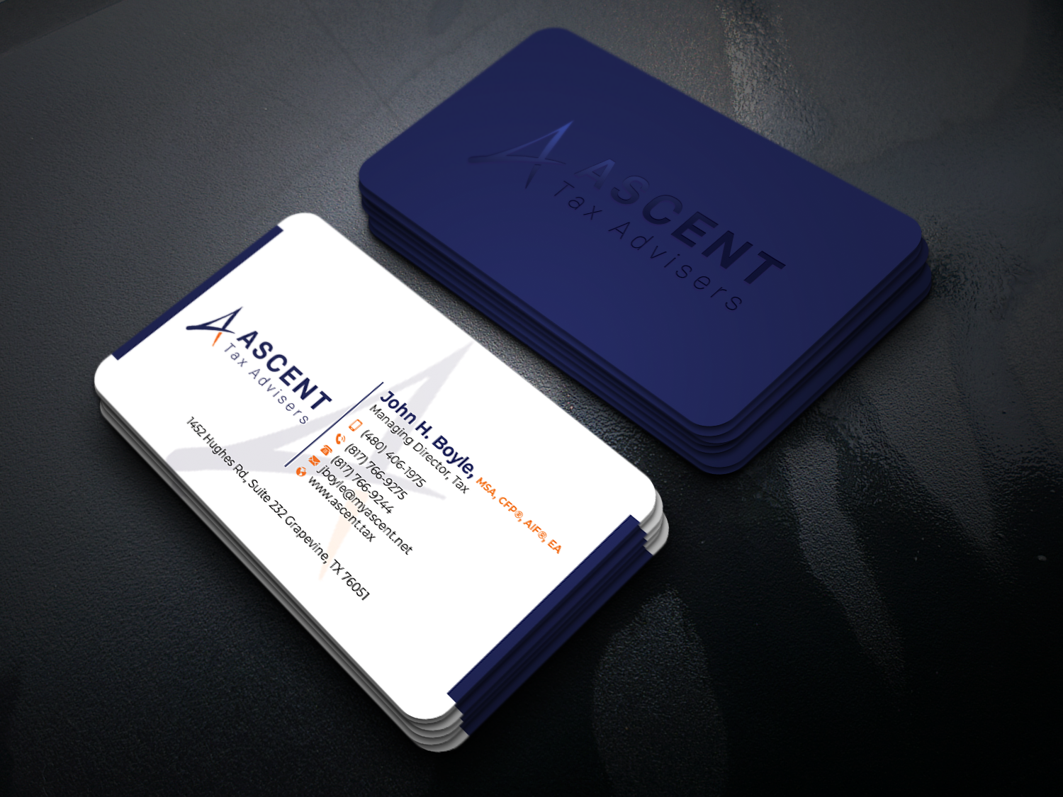 Business Card Design by Md. Abuhanifa for Ascent Tax Advisers | Design #37265484