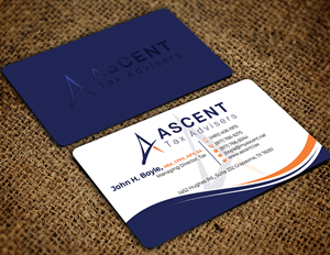 Business Card Design by Md. Abuhanifa for Ascent Tax Advisers | Design: #37265487