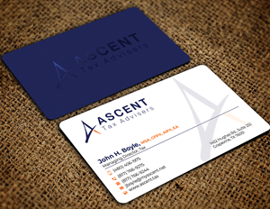 Business Card Design by Md. Abuhanifa for Ascent Tax Advisers | Design: #37265488