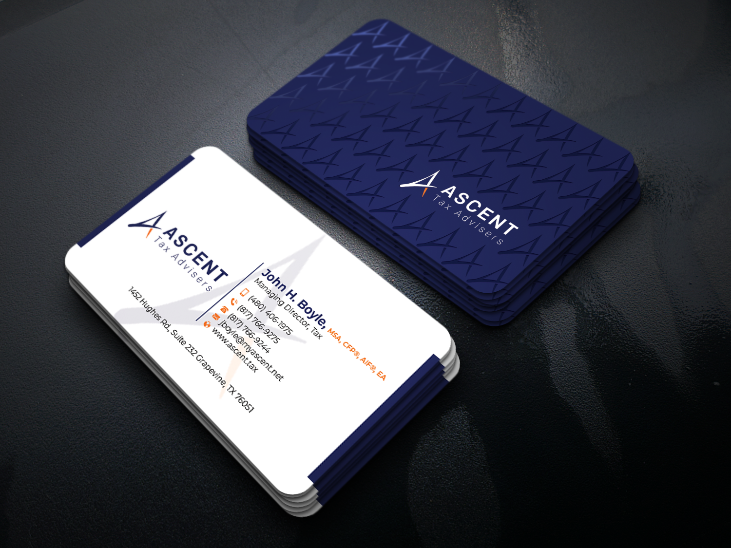 Business Card Design by Md. Abuhanifa for Ascent Tax Advisers | Design #37265506