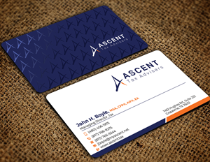 Business Card Design by Md. Abuhanifa for Ascent Tax Advisers | Design: #37265510