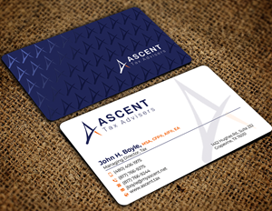 Business Card Design by Md. Abuhanifa for Ascent Tax Advisers | Design: #37265511