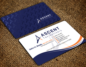 Business Card Design by Md. Abuhanifa for Ascent Tax Advisers | Design: #37265515