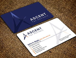 Business Card Design by Md. Abuhanifa for Ascent Tax Advisers | Design: #37265526