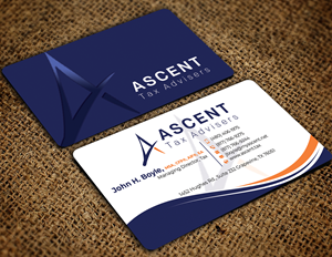 Business Card Design by Md. Abuhanifa for Ascent Tax Advisers | Design: #37265527
