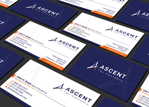 Business Card Design by Creations Box 2015 for Ascent Tax Advisers | Design: #37268837