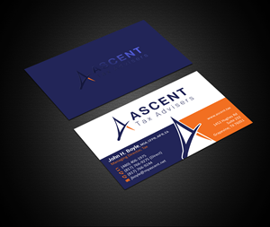 Business Card Design by Creations Box 2015 for Ascent Tax Advisers | Design: #37268839