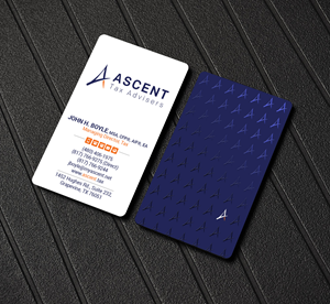 Business Card Design by Creations Box 2015 for Ascent Tax Advisers | Design: #37268846