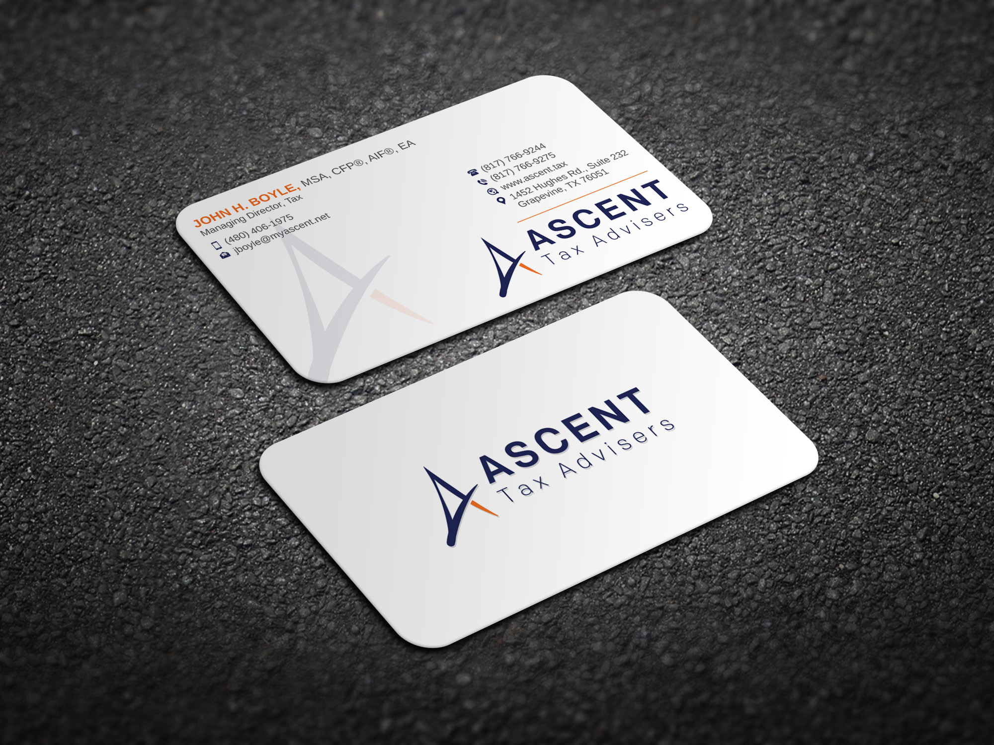Business Card Design by Magic of Art for Ascent Tax Advisers | Design #37266801