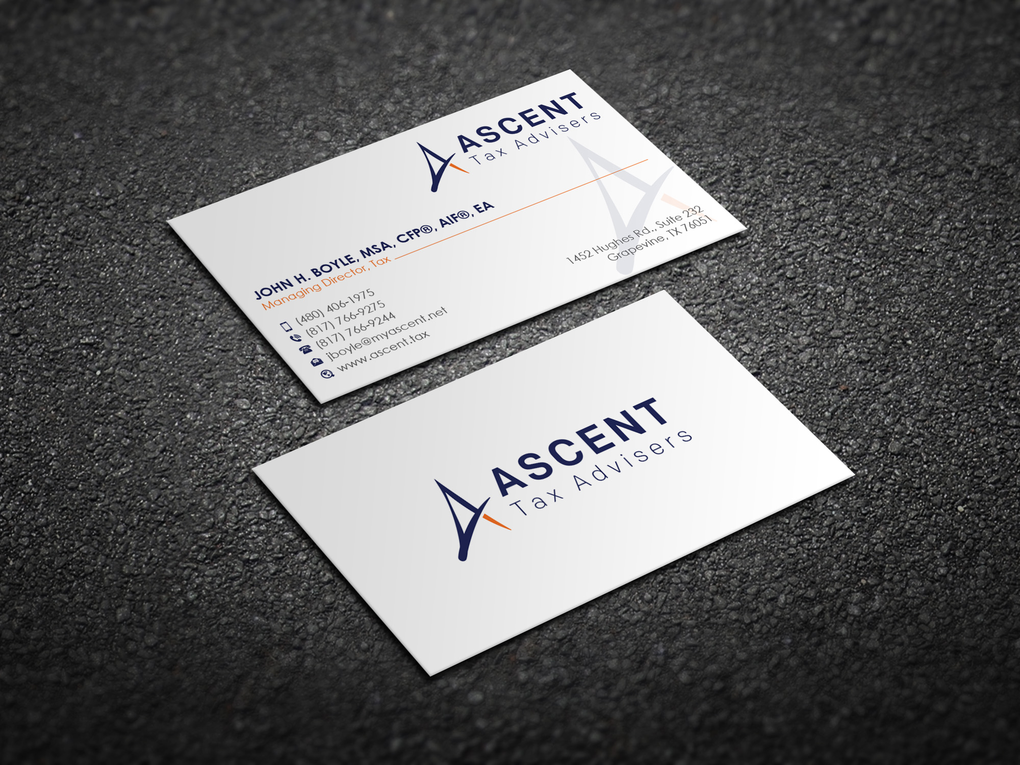 Business Card Design by Magic of Art for Ascent Tax Advisers | Design #37266803