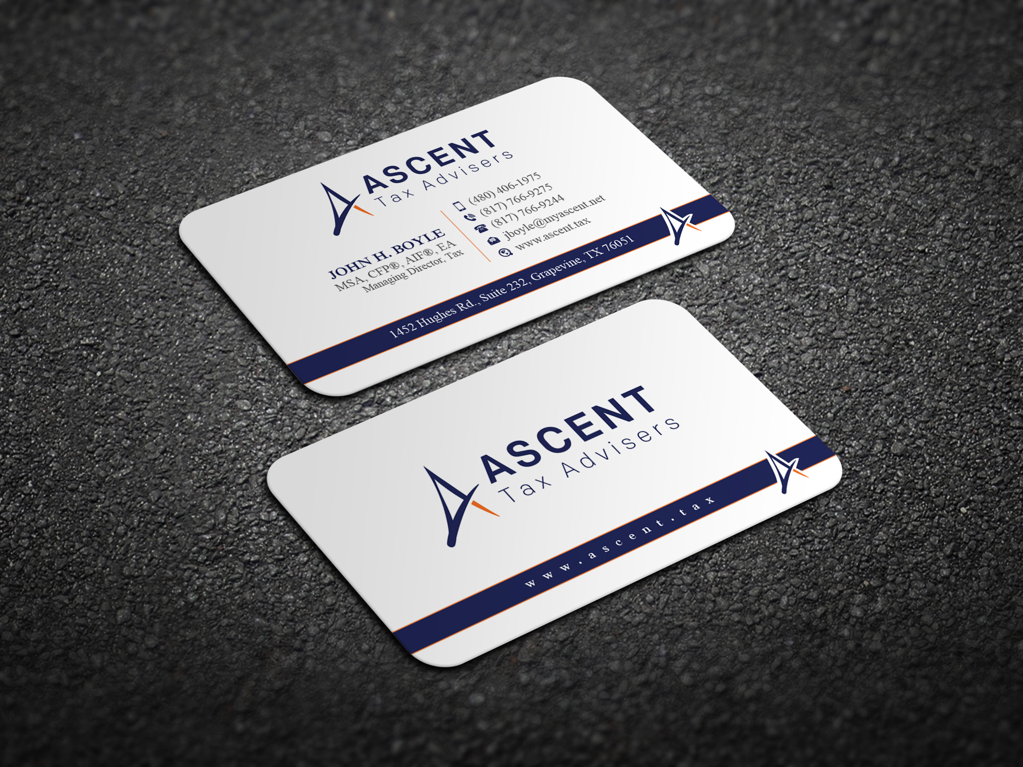 Business Card Design by Magic of Art for Ascent Tax Advisers | Design #37266806