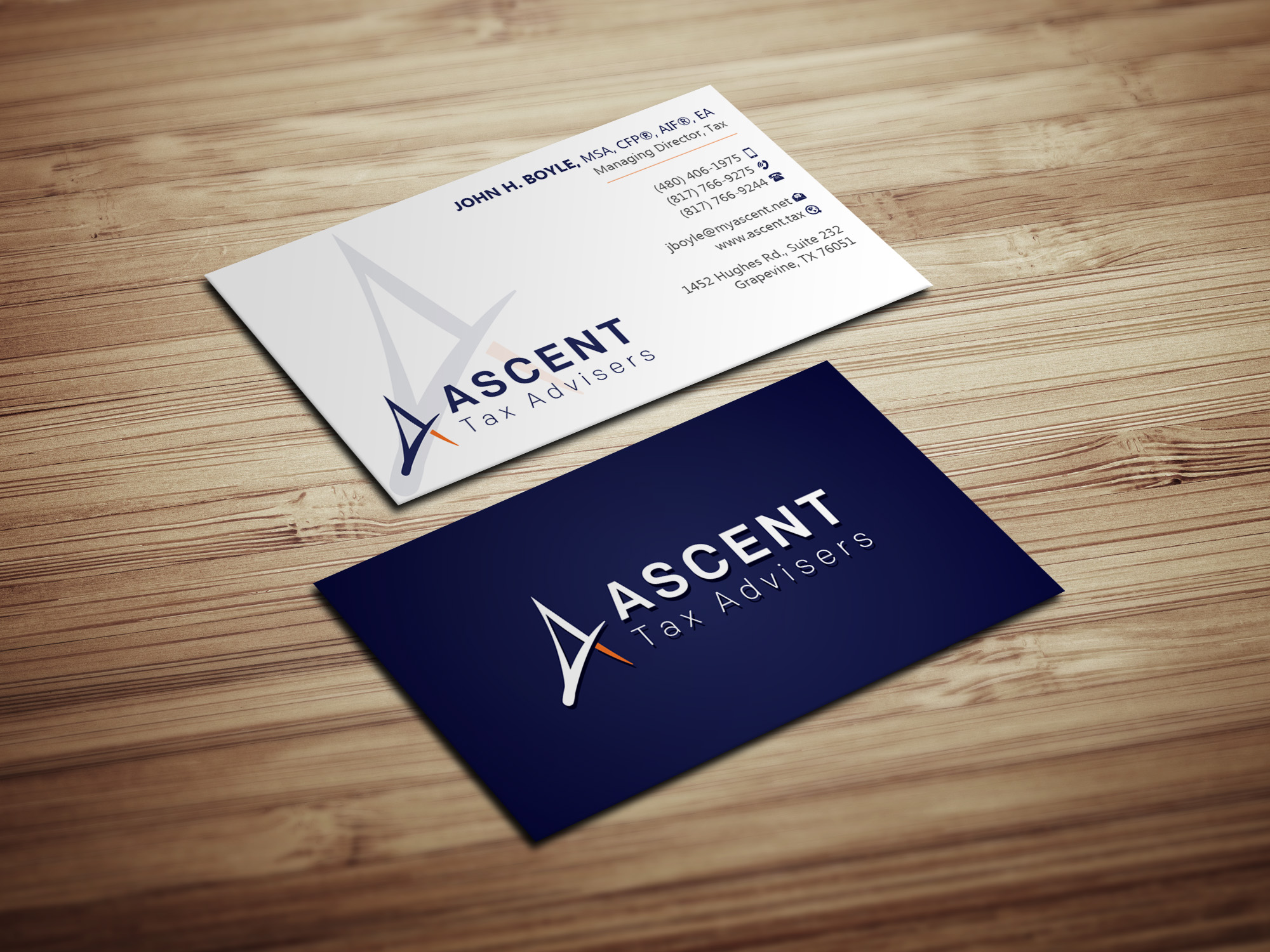 Business Card Design by Magic of Art for Ascent Tax Advisers | Design #37266809