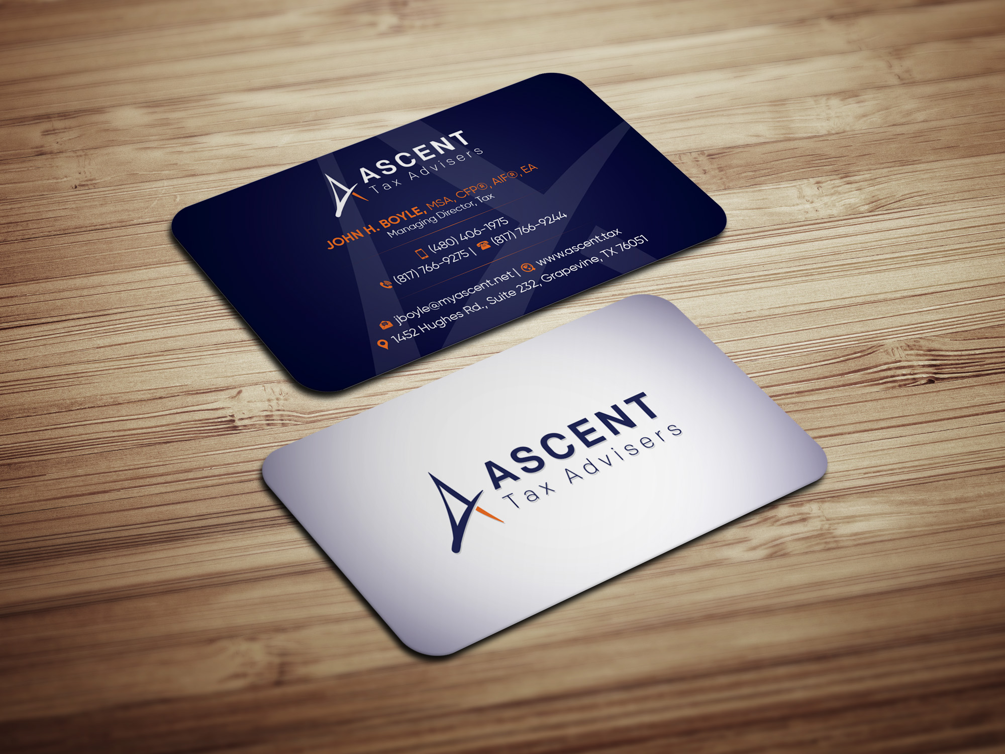 Business Card Design by Magic of Art for Ascent Tax Advisers | Design #37266810