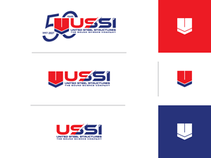 Logo Design by Gexeco for United Steel Structures, Inc.  | Design: #37391823