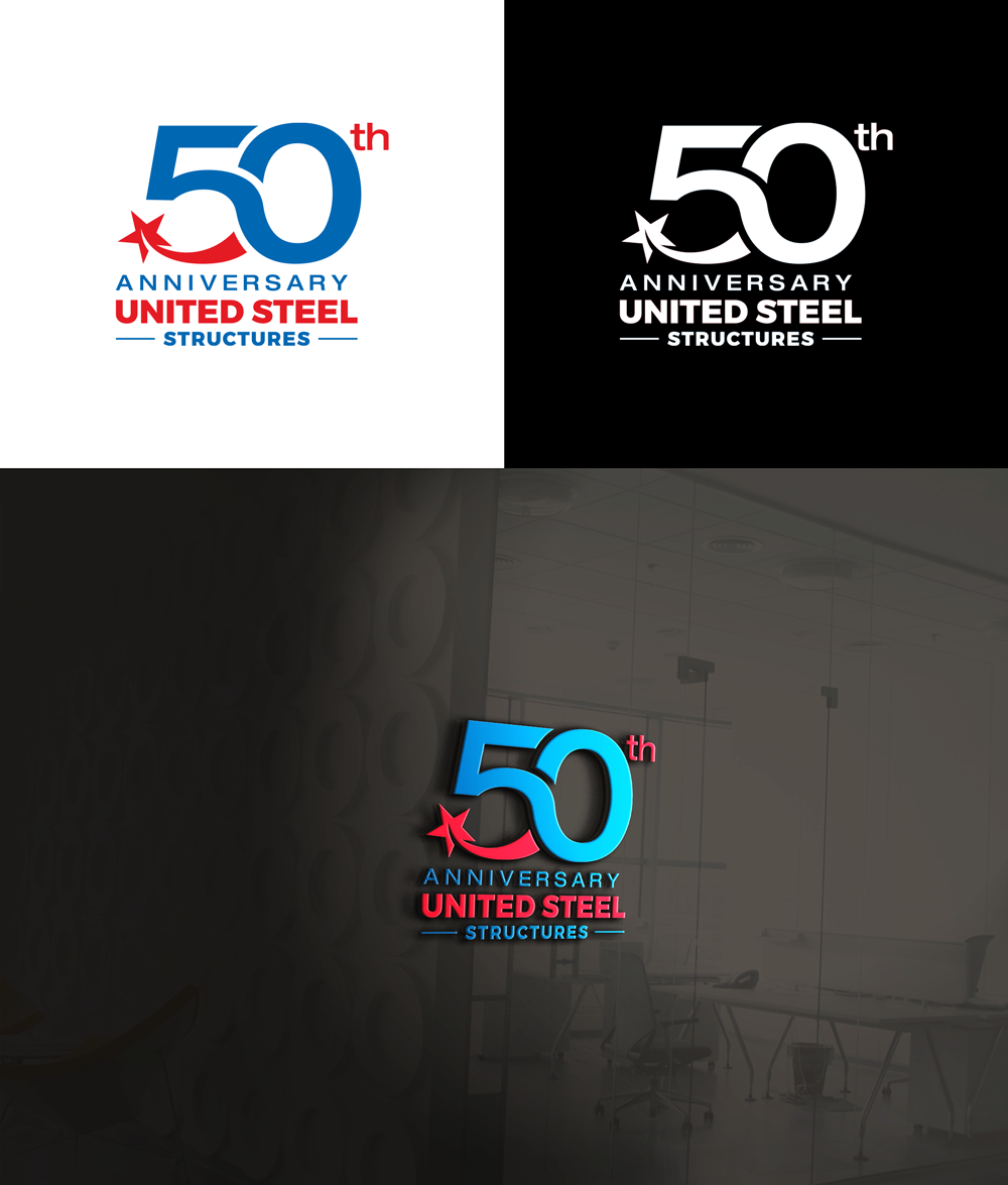 Logo Design by RA-bica for United Steel Structures, Inc.  | Design #37272625